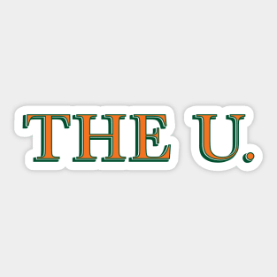 UMiami Sticker Sticker